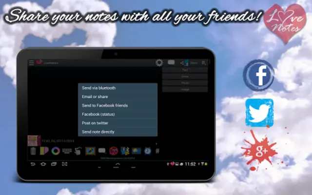 LoveNotes android App screenshot 0
